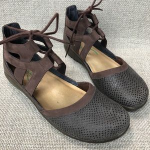 Naot Kata In Brown Lizard size 41